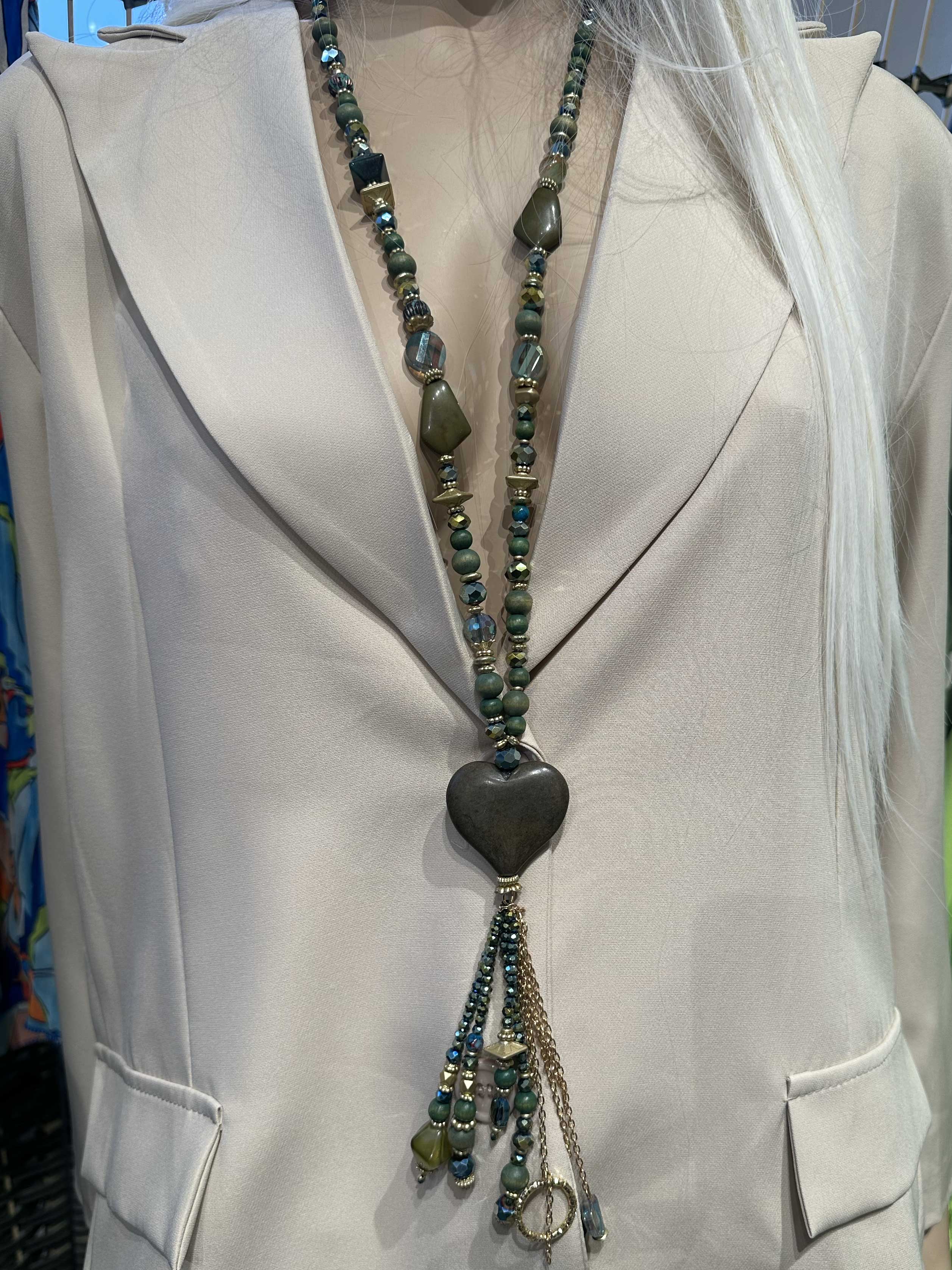 Imani - Perlekæde med hjerte